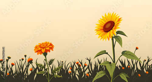 sunflower, flower, bloom, blossom, yellow, petal, pollen, seed, nature, plant, floral, garden, summer, sunny, bright, cheerful, vibrant, fresh, natural, organic, botanical, agriculture, field, farm, g