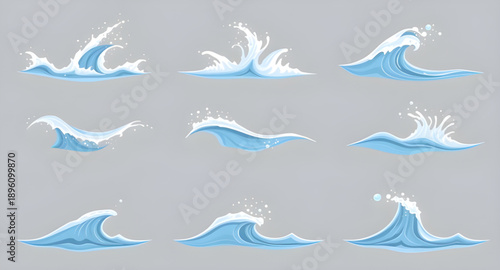 wave, sea, ocean, aquatic, maritime, surf, ripple, tide, current, water, fluid, flow, blue, abstract, minimal, modern, curved, circular, spiral, motion, dynamic, clean, simple, flat, line, glyph, soli