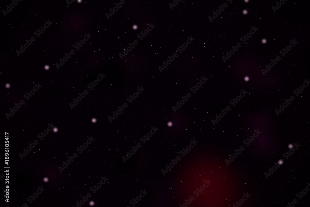 Fototapeta premium Abstract Dark Night Sky, Deep Black Background, Subtle Pink Star Pattern, Minimalist Space Wallpaper, Creative Cosmos Design, Void Backdrop