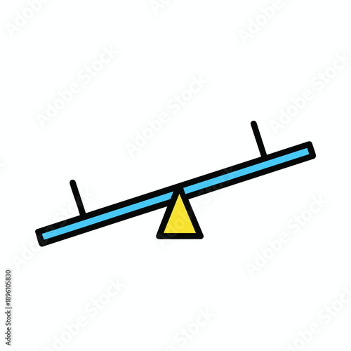 Simple Balance Scale Illustration