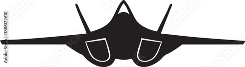 Sukhoi Su-57 Fifth Generation Stealth Fighter Jet Vector Illustration	