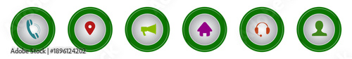 Buttons set vector illustration. buttons for user interface, apps, electronics, and digital design systems. Editable stroke.