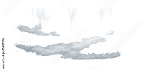 Map of Europe set against an abstract blue and white background with bright fluffy cumulus clouds in a summer day sky atmosphere