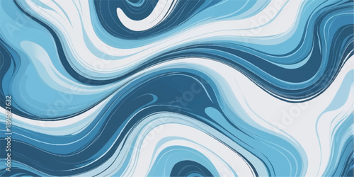 An abstract blue background featuring flowing liquid waves and a light swirl pattern creates a vector art backdrop with a spiraling sea texture and elegant curves

Would you like me to generate a simi