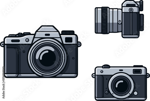 Isolated a kinds of deferent Types of angles vector art with white background.