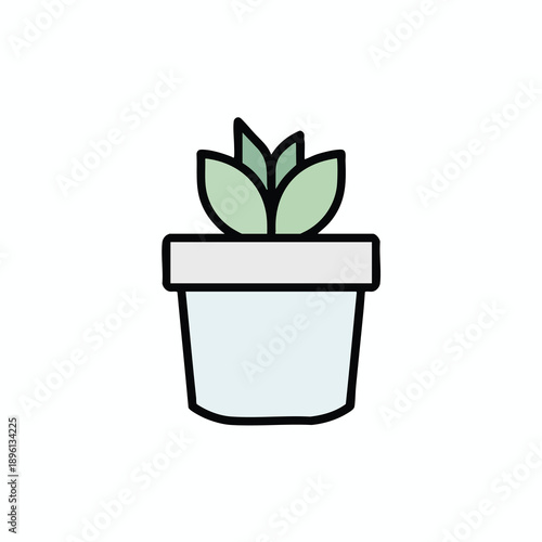 Small Potted Plant Icon