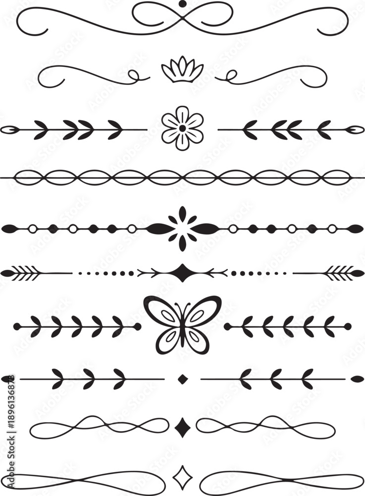 Obraz premium Ultimate Graphic Element Design Megabundle , Art & Illustration