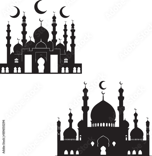 taj mahal silhouette