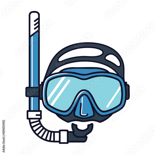 Snorkeling Gear Illustration