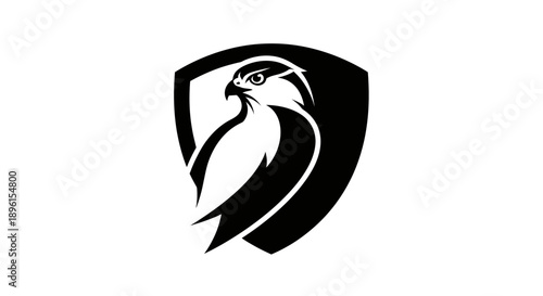 Hawk Shield Logo Vector