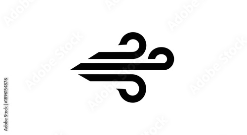 Abstract wind symbol