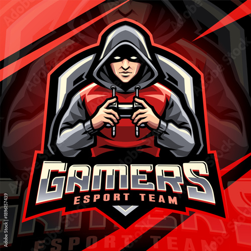 Gamers esport team mascot logo