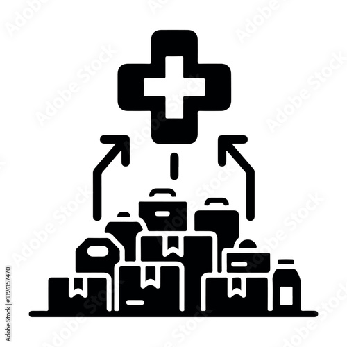 Medical supplies delivered to city during disaster response