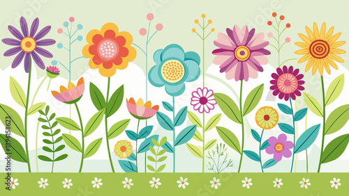 Vibrant floral celebration with cheerful garden Vibrant autumn floral bouquet with warm earthy tones Vector



