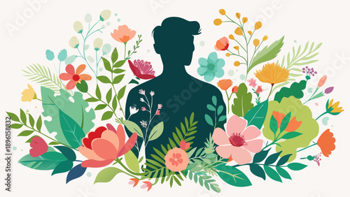 Vibrant floral celebration with cheerful garden Vibrant autumn floral bouquet with warm earthy tones Vector



