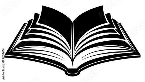 Colorful stack of books representing knowledge and learning Vector
