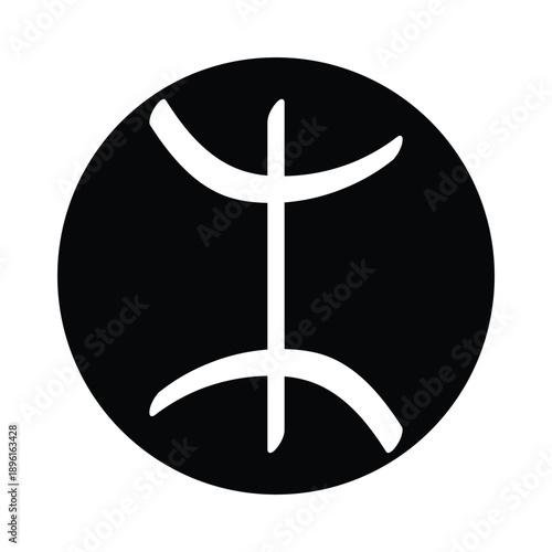 Amazigh Yaz Symbol – Tifinagh Letter Representing Freedom and Berber Identity