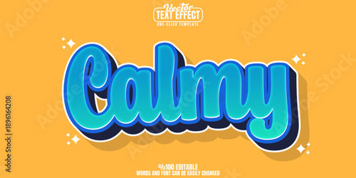 Vintage editable text effect, customizable retro and 80s 3d font style