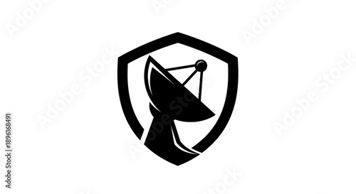 Satellite Dish Shield Logo