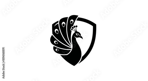 Peacock Shield Logo