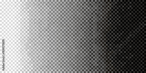 Gradient background transitioning from white to black with a checkered pattern