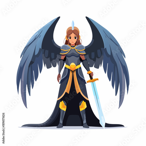 Dark Knight 2D Game Character Asset