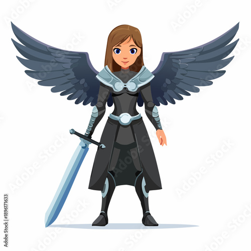 Dark Knight 2D Game Character Asset