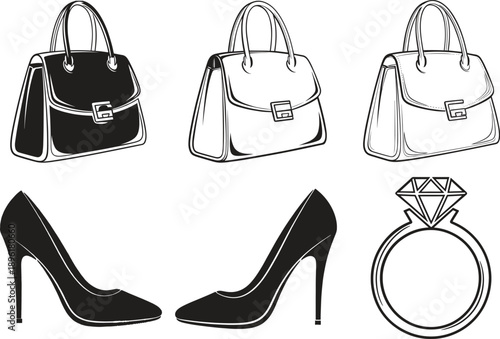 luxury fashion icons – handbags, heels & ringtone