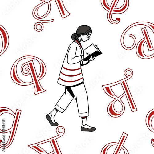 girl with candy cane