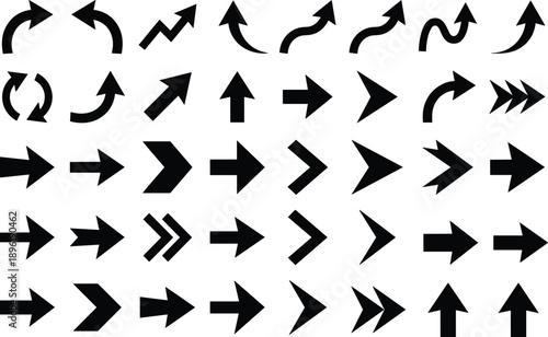 Rhythmic gymnastics silhouettes set, female gymnasts with ribbons performing artistic dance moves, elegant athlete vector illustrations for sports logo design,