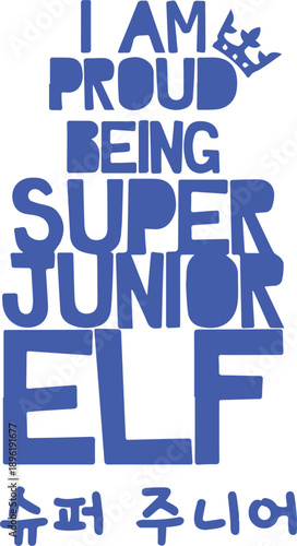 Being Super Junior Typography