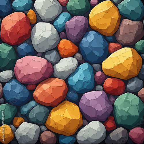 Multicolor stone pattern very cool