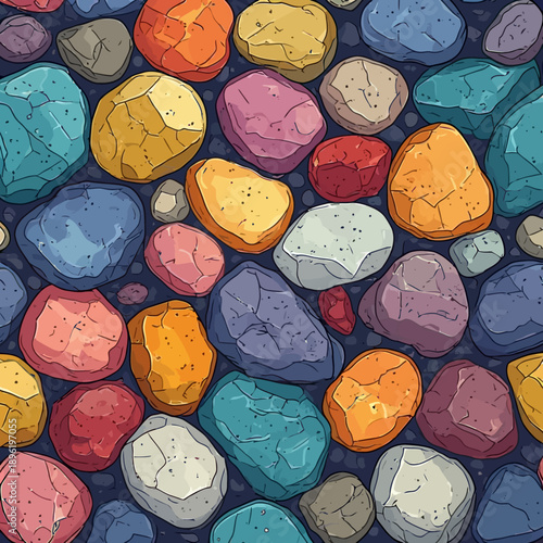 Multicolor stone pattern very cool