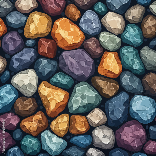 Multicolor stone pattern very cool