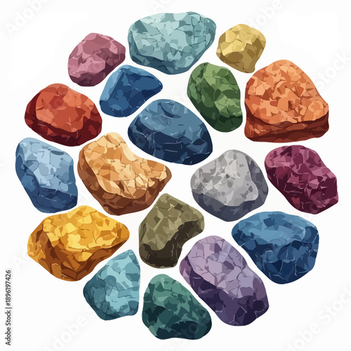 Multicolor stone pattern very cool