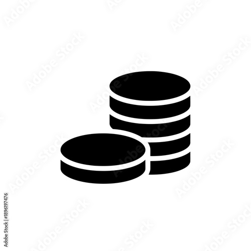 Stack of modern compact discs in black and white