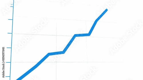 Visualizing business growth and progress with data analytics figures and upward trending graphs showing positive financial performance