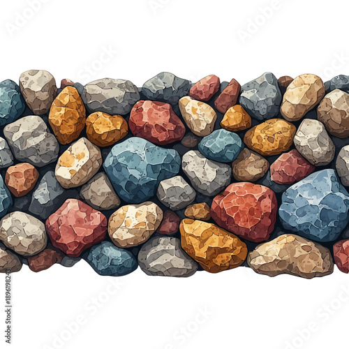 Multicolor stone pattern very cool