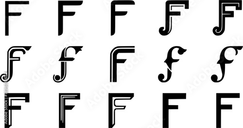  Diverse styles of f holes: modern music design elements