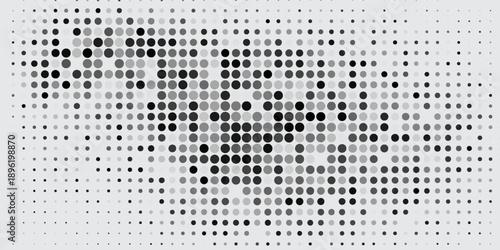 Line Background. Modern Shapes In Tech Layout. Young Hipster Design On Annual Page. Greyscale Dots Flyer. Minimalist White Pattern. Geometric Black Poster. Trendy Line Background