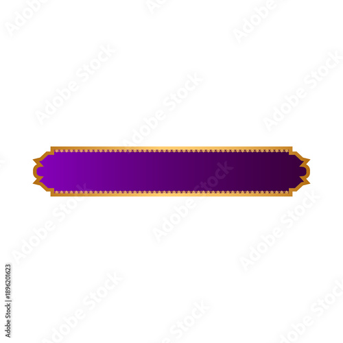Luxury golden arabic islamic text box title frame border banner set multiple colors for ramadan and milad un nabi