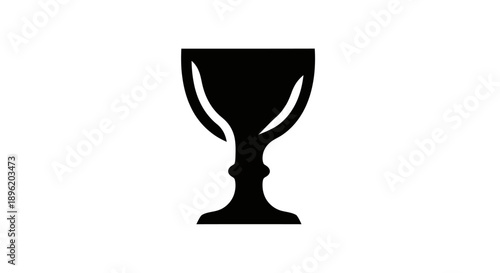 Black goblet icon