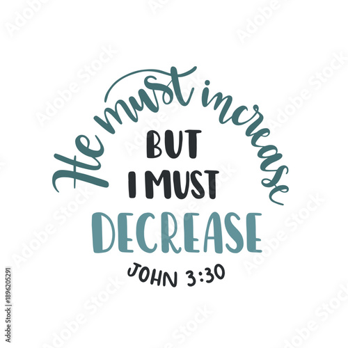 He Must Increase But I Must Decrease