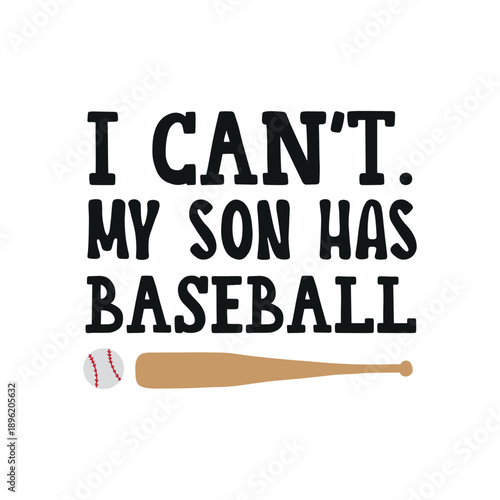Funny Baseball Mom Quote Sports Parent Typography
