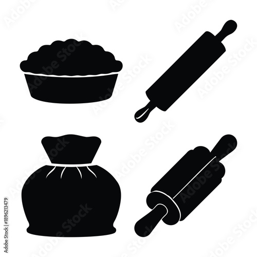 A collection of essential baking tools and ingredients for home cooks and pastry chefs