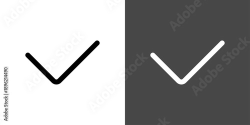 シンプルなチェックマークアイコン