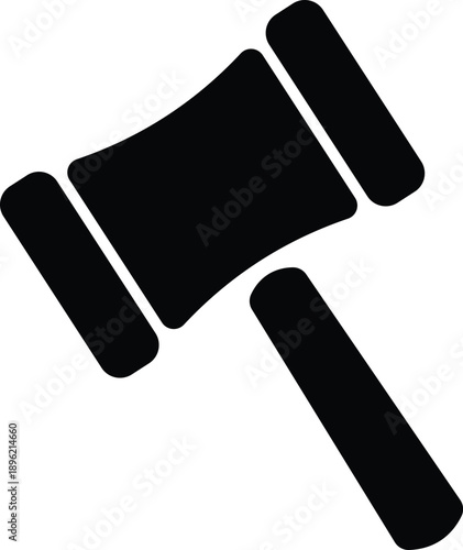 Justice gavel and sound block set