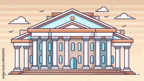 Classical Institution Building with Columns