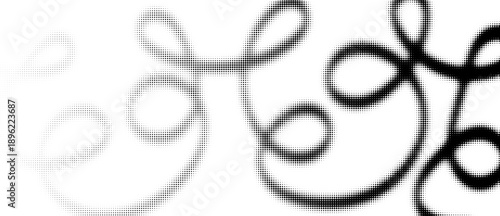 Grunge halftone gradient background. Faded grit noise texture. White and black sand wallpaper. Retro pixelated backdrop. Anime or manga style comic overlay. Vector graphic design textured template