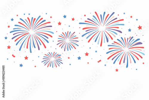 Colorful Fireworks Celebration Display